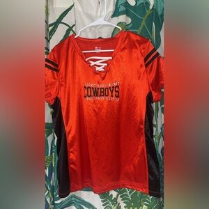 XL Oklahoma state university jersey top